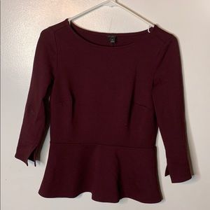 Ann Taylor Peplum Blouse